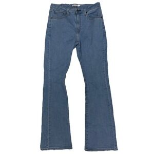 Levi's 725 High Rise Bootcut Jeans Women's 31 Light Wash Classic Denim